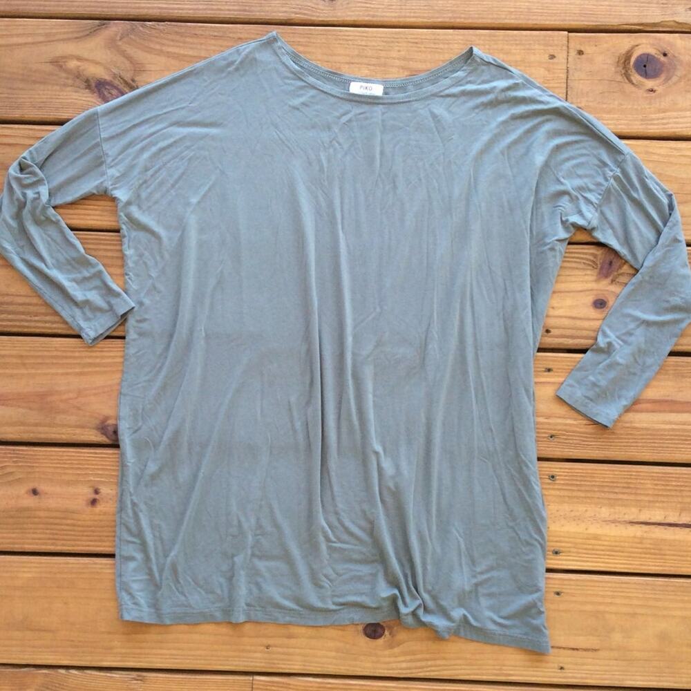 NEW Green PIKO Oversized Tunic Dress SMALL